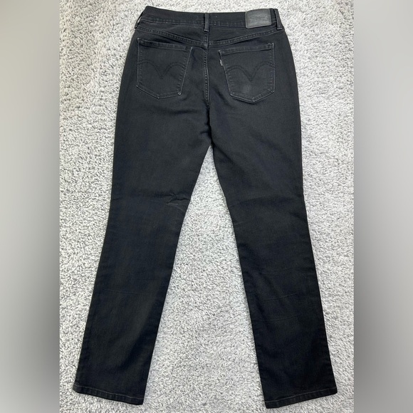 Levi's Jeans Womens 6 505 Straight Black Denim Essential Classic Basic Concert - Picture 5 of 5